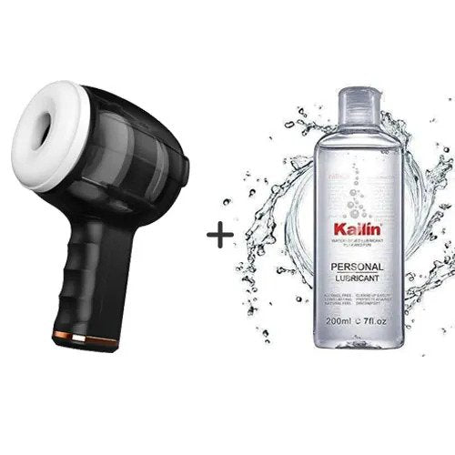 8 Vibrating 5 Thrusting Handheld Male Masturbtor