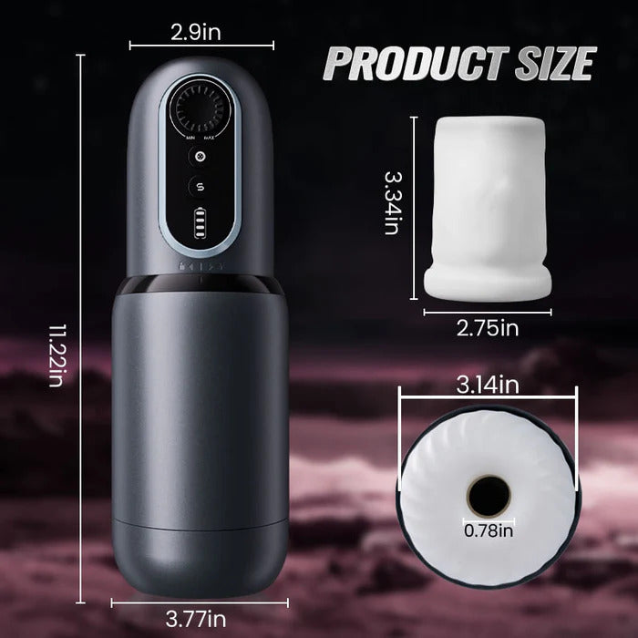 Sexoralab™ CVT Control Sucking Thrusting Rotating Erection Aid Masturbator