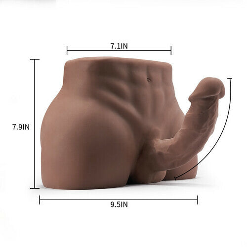 David - 8.8Lb Bendable Penis Male Torso Sex Doll
