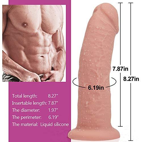 8 Inch Huge Glans Realistic Dildo