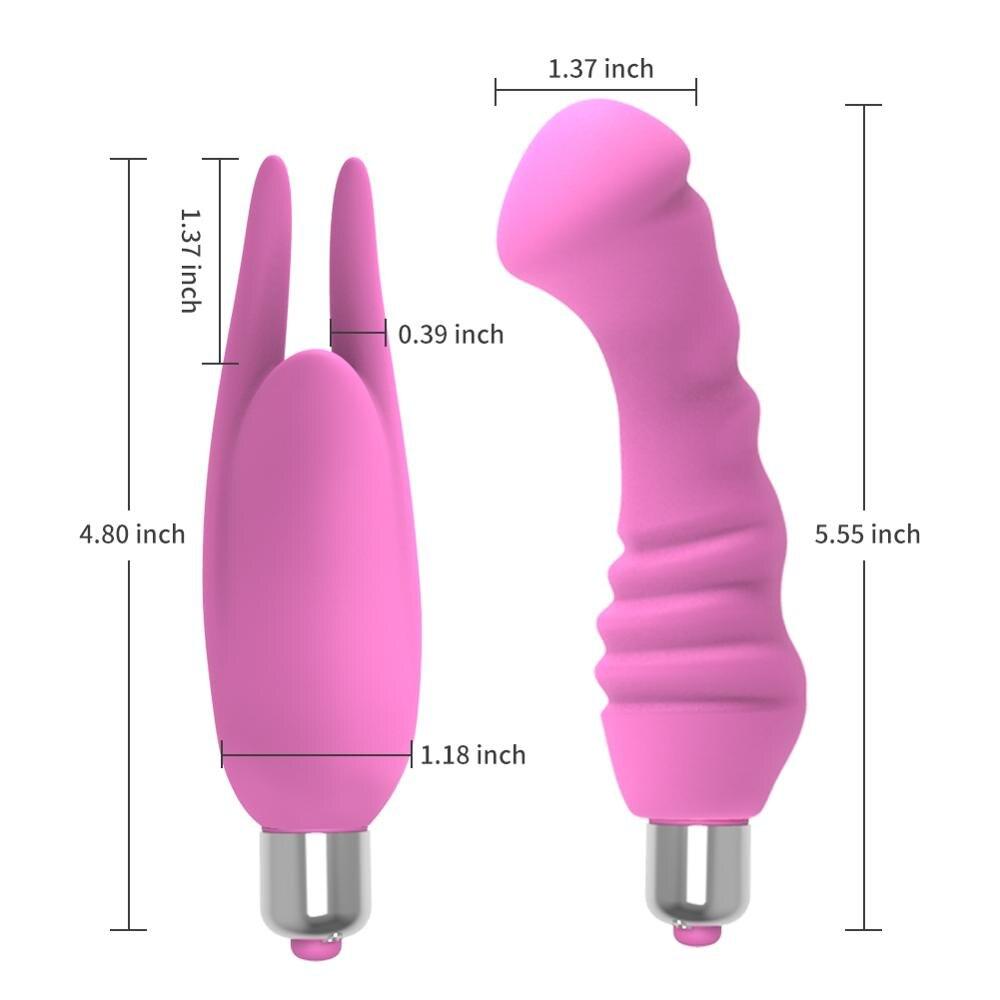 16 Speeds Bullet Vibrators For Women With Silicone Cover Finger G-Spot Clitoris Stimulator Vibrating Sex Toys Female Masturbator