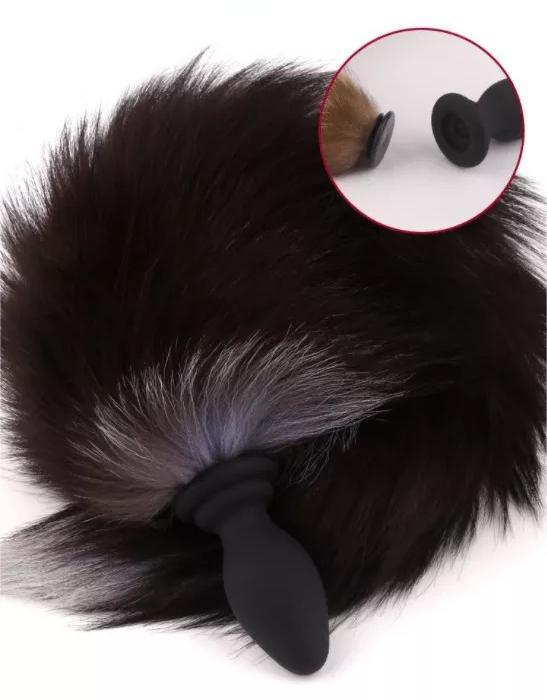 Detachable Fox Fur Tail Butt Plug Adult Toy Anal Cosplay