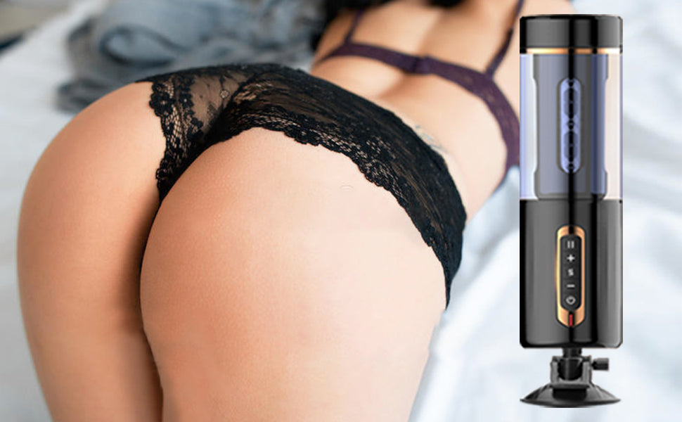 WeDol Male Masturbator Powerful Thrusting Fully Automatic Stroker Multiple Modes Electric Masturbation Cup 3D Realistic Vagina Pocket Pussy Vibrating Hands-Free Sex Toys for Men