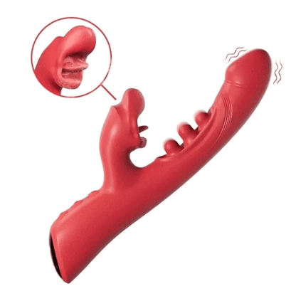 Sexoralab™ G-Bliss Vibrator Women Sex Toy with 9 Flapping Vibrating & 8 Licking Sucking Modes