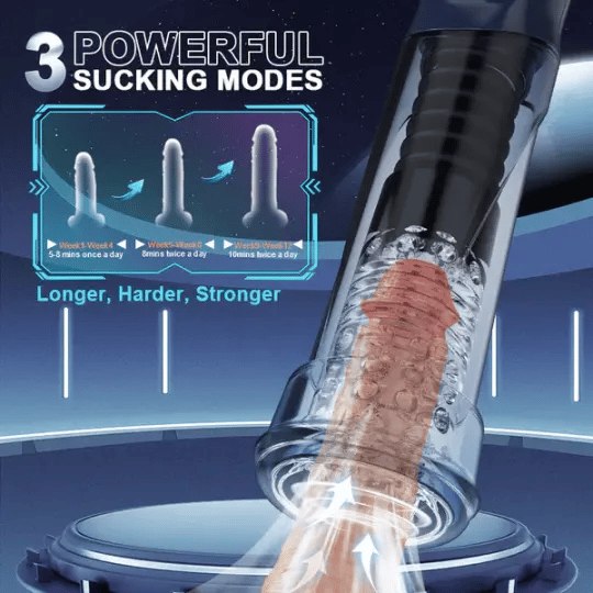 👑👑The latest hot-selling low-priced model-💥Next Level Vibrating Sucking Penis Pump