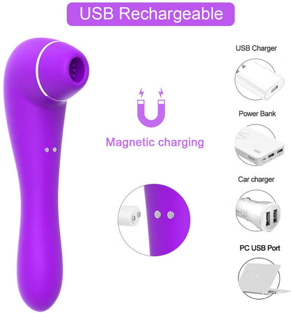 2in1 Sucking Vibrator
