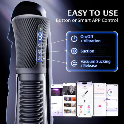 😍2025 Penis Enlargement Pump 💪 – 💥Triple stimulation with suction, vibration, and elasticity!💦