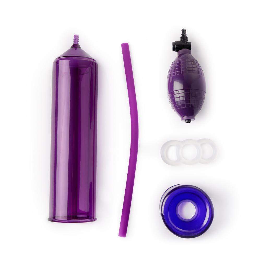 Manually controlled Penis Pump in Purple