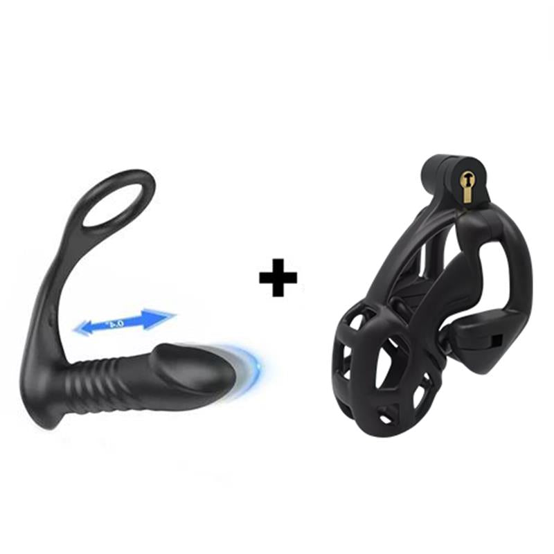 Vibrator and Chastity Device