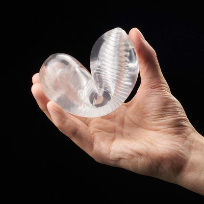 5.2” Clear Petite Spiral Male Masturbator
