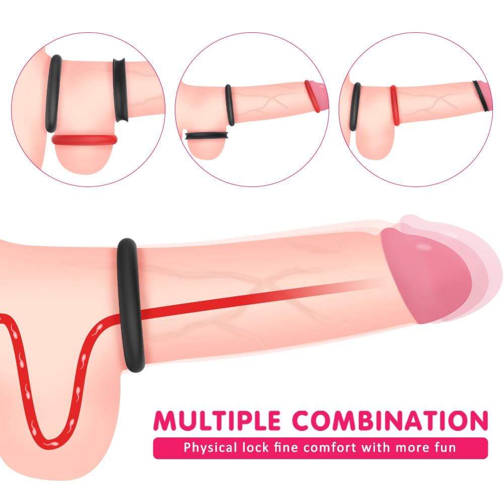 S-HANDE Premium Stretchy Longer Harder Stronger Erection Cock Ring