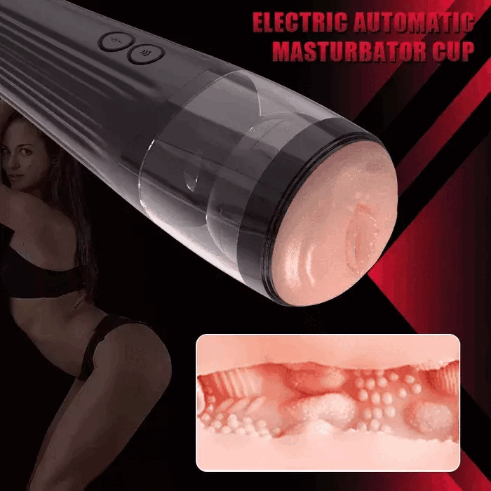 Handsfree Masturbator | Thrusting Sex Toy Vibrating Cup