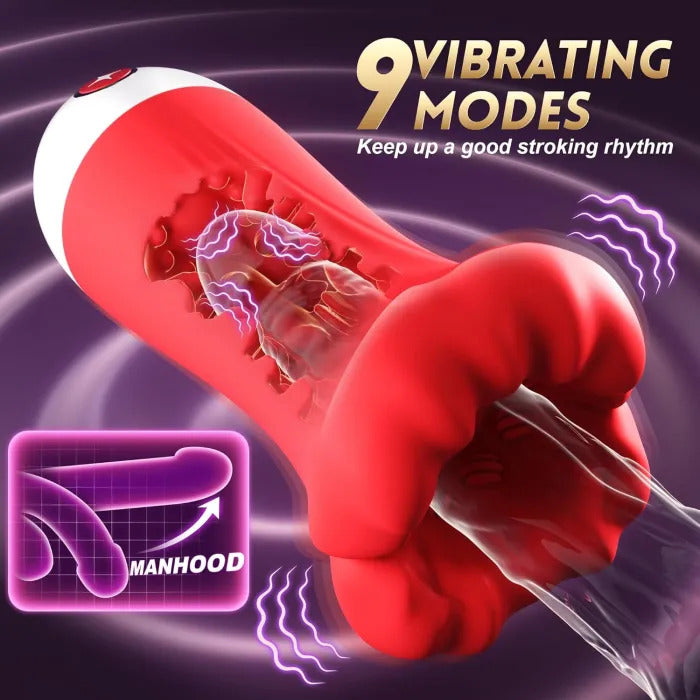 Sexoralab™ APP Control Penis Trainer with 9 Training Stroker Modes & 4.98IN Deep Blowjob