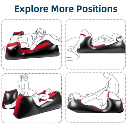 Buyging™ RNPFOR Inflatable Sex Sofa for G-spot Position Aid Sex Pillow for Adult Games