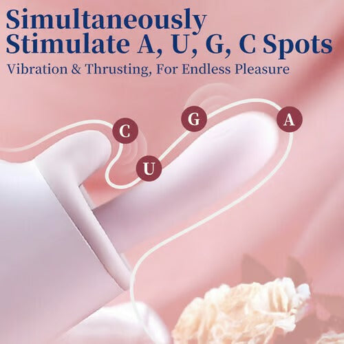 Buyging™ App Control 3 In 1 Sex Machine For A & U & G & C Stimulation, with Case