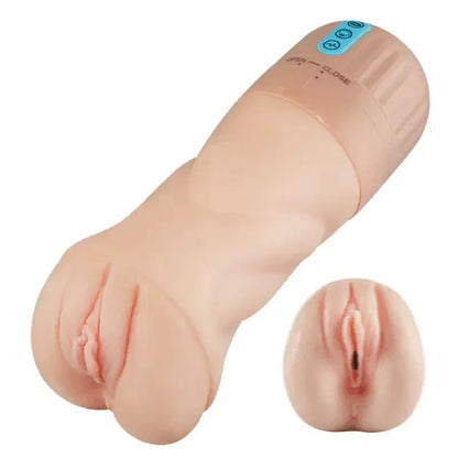 Beate - 5 Sucking Oral Swallowing 10 Vibrating Massage Training Masturbation Cup,Star-starring identical mold production [free of tax]【❤️Discreet Shipping】