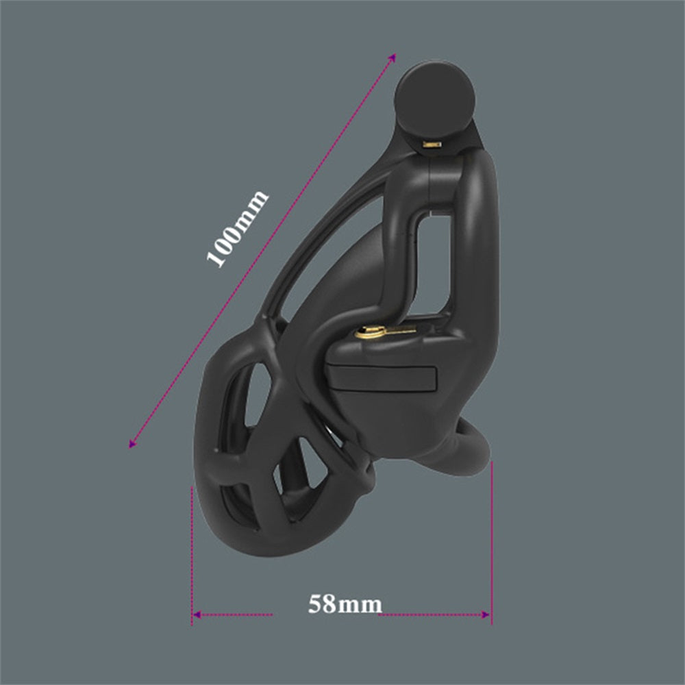 Double Lock Design Male Chastity Device