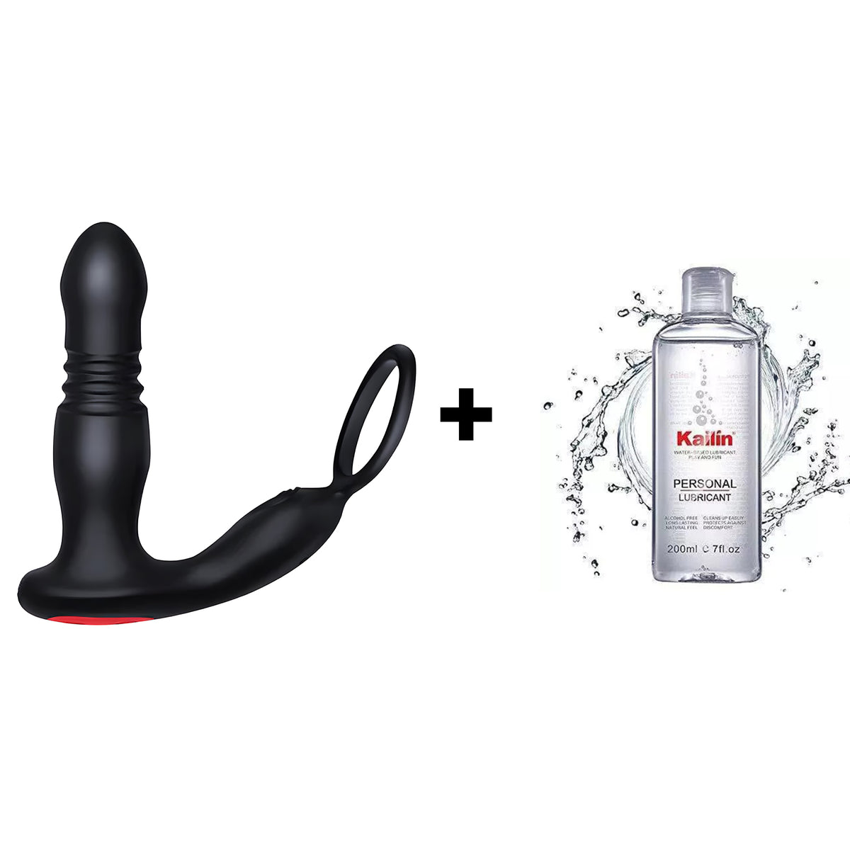 3IN1 Remote Control 7 Vibrating 7 Thrusting Prostate Massager