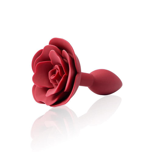 Red Rose Silicone Anal Cosplay Plug