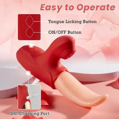 T-Lure 2 IN 1 Upgraded Flapping Tongue G-spot Vibrator