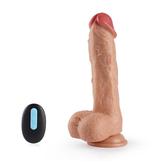 Remote Control 20-Frequency Rotating Vibrating Dildo