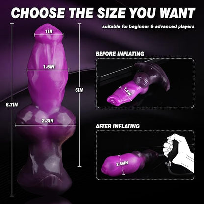 Sexoralab™Monster Inflatable Anal Plug, adjustable size on demand