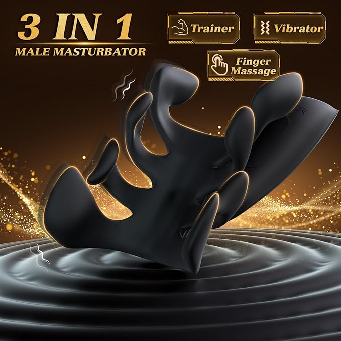 Sexoralab™Octopus Handle Men's Penis Exerciser 10 Exercise Modes