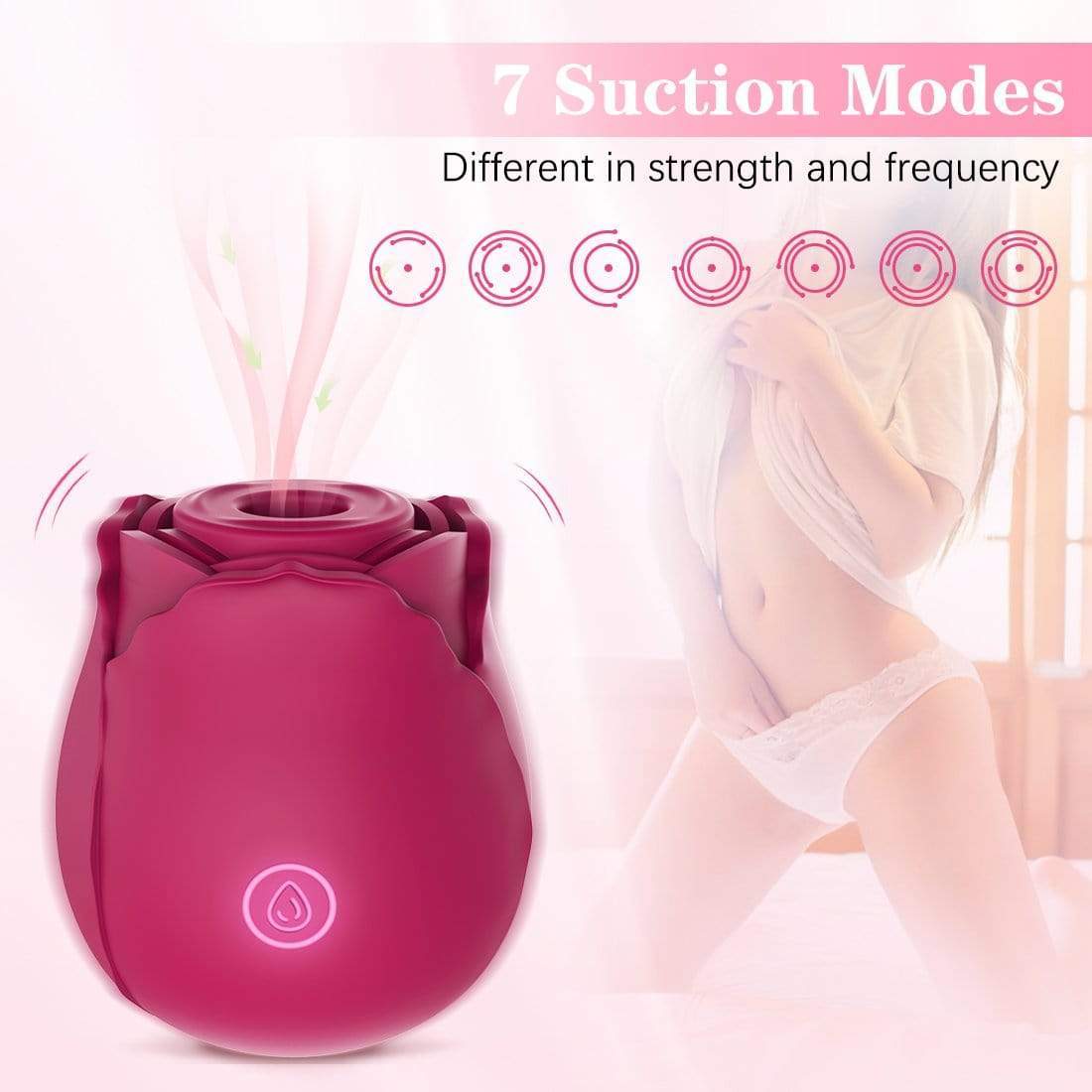 ROSE Vibrator Rose Toy Clit Sucker