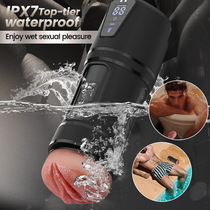 Challenger - 10 Vibrations, 5 Suctions, Ultra-Realistic Vagina, Simulated Masturbator, Star-starring identical mold production [free of tax]【❤️Discreet Shipping】