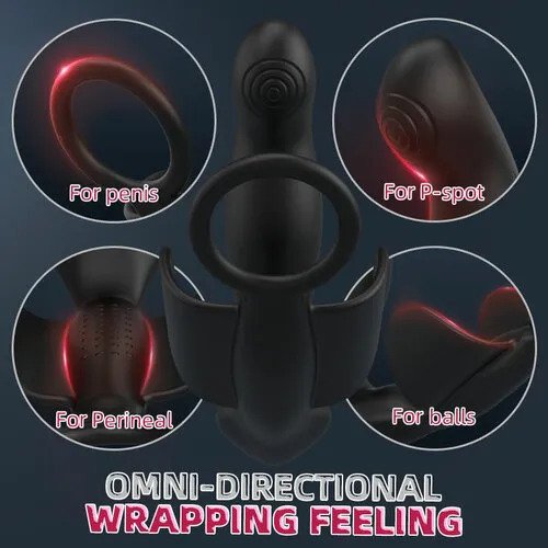Sexoralab-NOAH 10 Vibrating Heating Ergonomic Prostate Massager