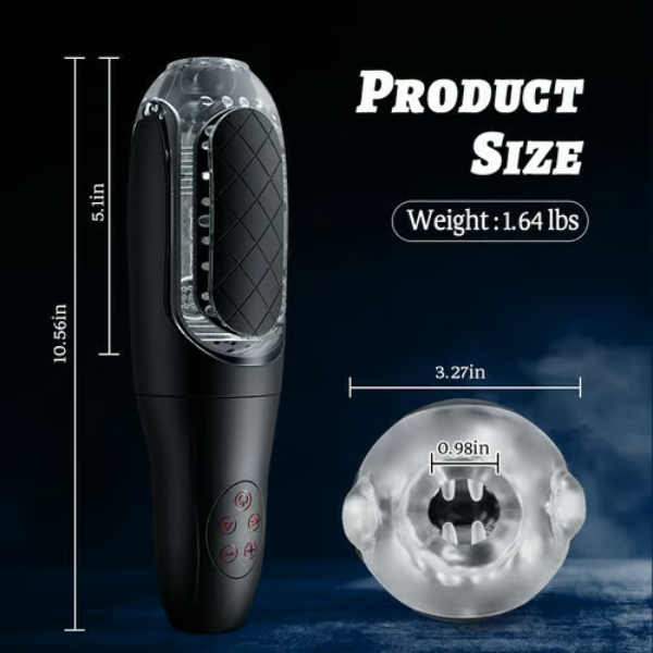 ROGUE - Pressure Plate Removable Blow Job Deep Squeeze 5 Sucking Handheld Masturbator