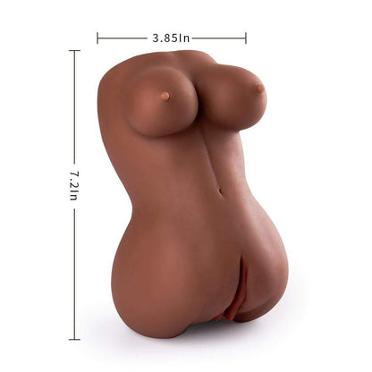 7.2 Inches Realistic Love Doll Male Masturbator with Pussy Ass Butt