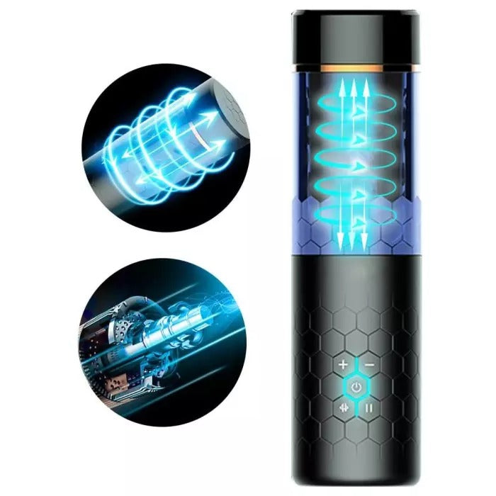 QMYSKY 10 Frequency Vibrating Penis Massage Glans Exerciser