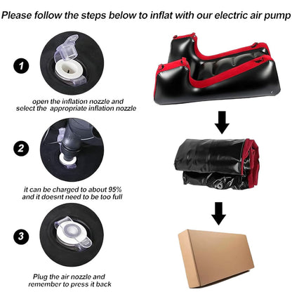 Buyging™ RNPFOR Inflatable Sex Sofa for G-spot Position Aid Sex Pillow for Adult Games