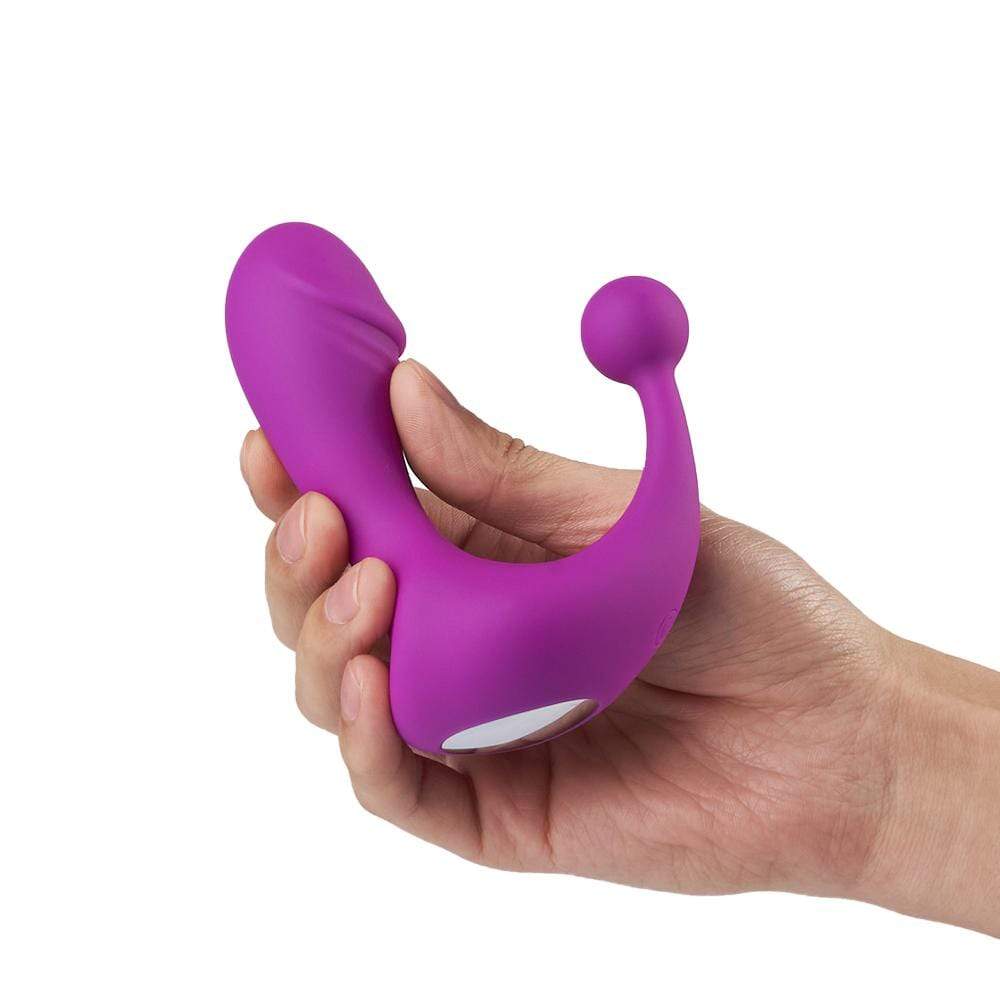 Remote Control Rechargeable 9 Frequency 3 Speed Clitoris and G-Spot Vibrator
