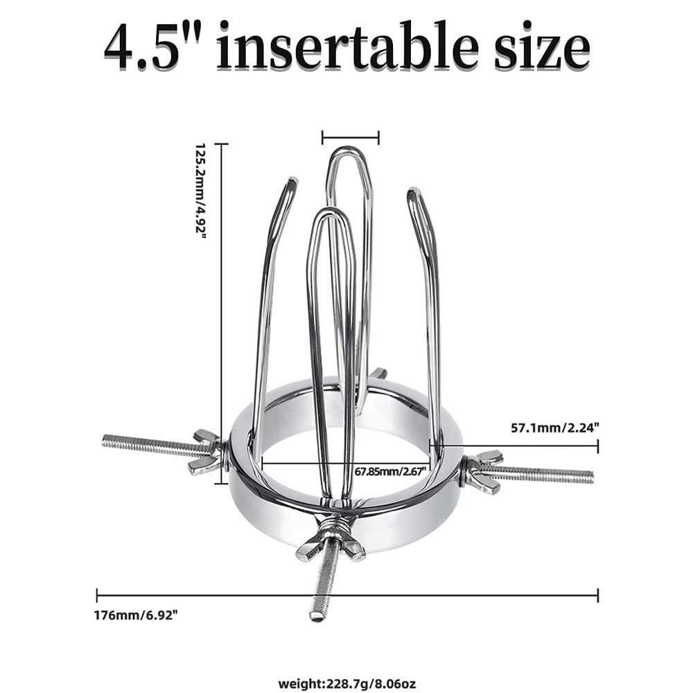 Anal Dilator Metal Anal ToySex Toy for Men and Women