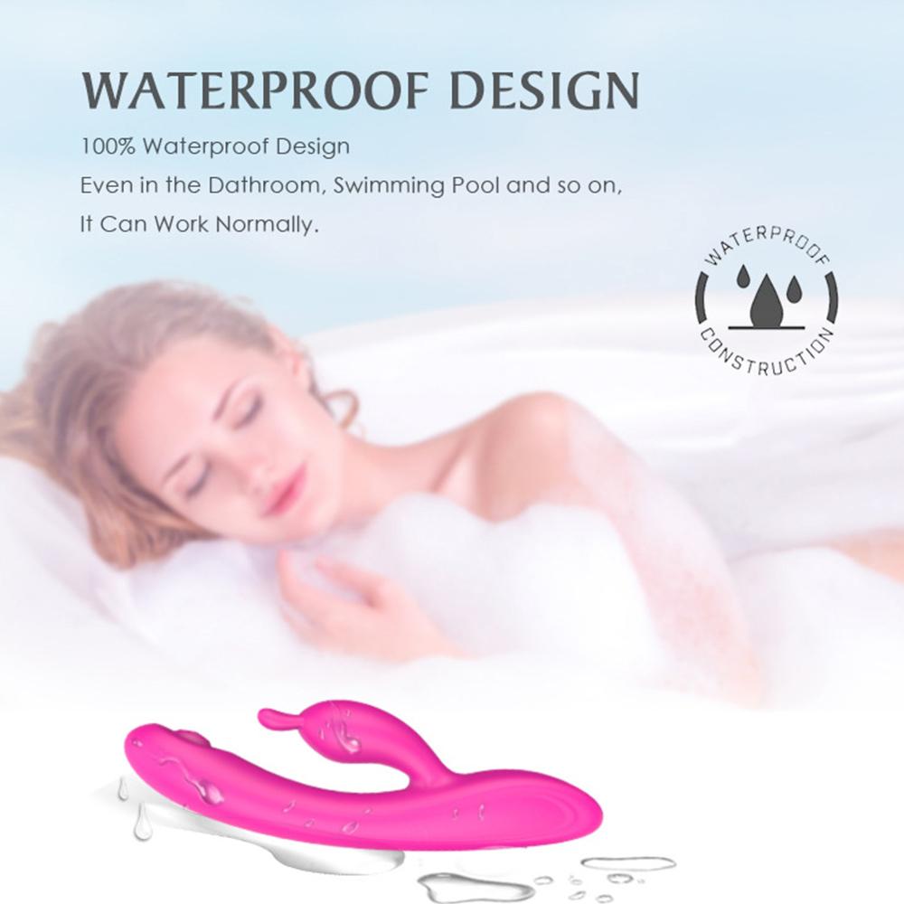 Dual Motor 9X9 Modes Flapping Clitoris G-Spot Rabbit Vibrator