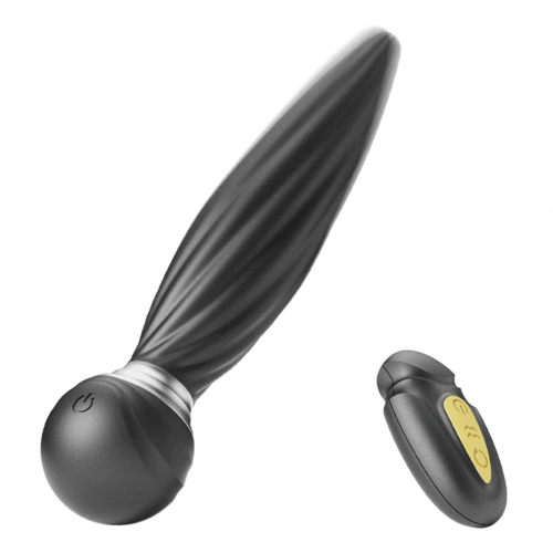 Buyging™ 7 Vibrating 7 Head Rotating Remote Prostate Anal Butt Plug