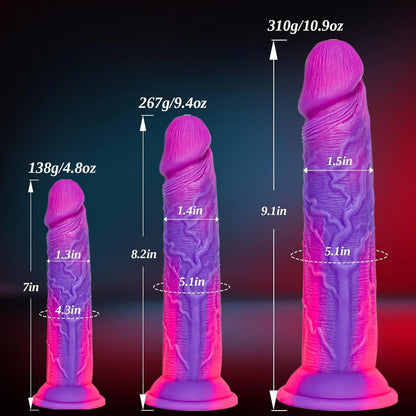 Realistic Soft Silicone Dildo Set