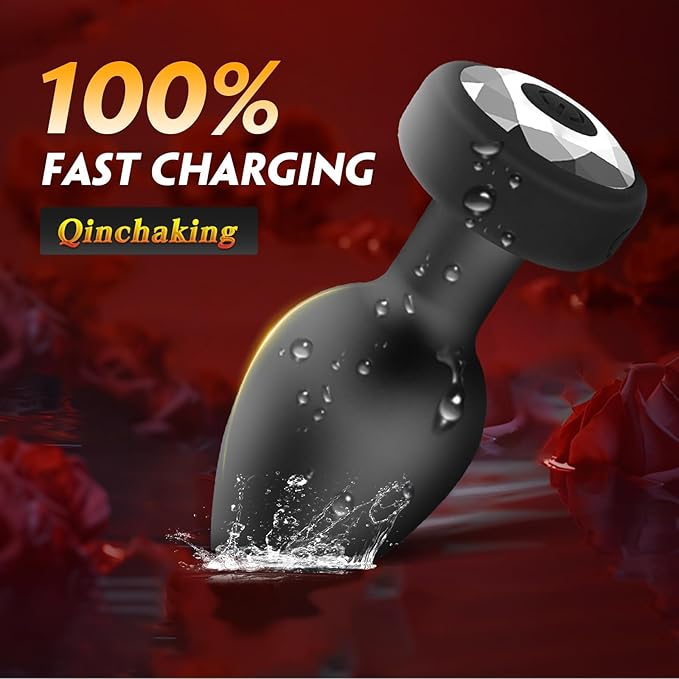 Anal Plug Adult Sex Toy,Adult Sex Toys and Games for Men Women,Wireless Remote Control 10 Frequency Vibration,Small Butt Plug for Female Male Prostate Massage Vibrating Anal Sex Toys for Men,Black
