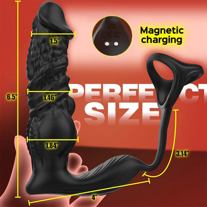 Buyging™ Larger Size APP&Remote Control 9 Thrusting 9 Vibrating Prostate Massager