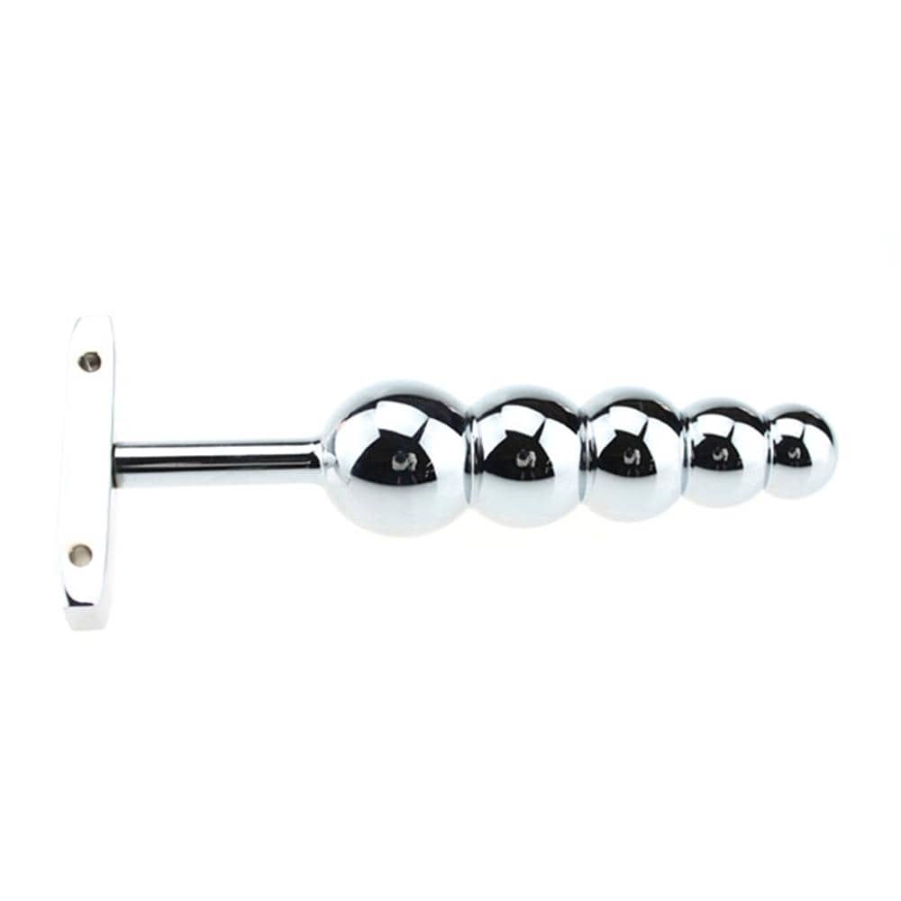 T-Handle Metal Anal Beads Prostate Massager