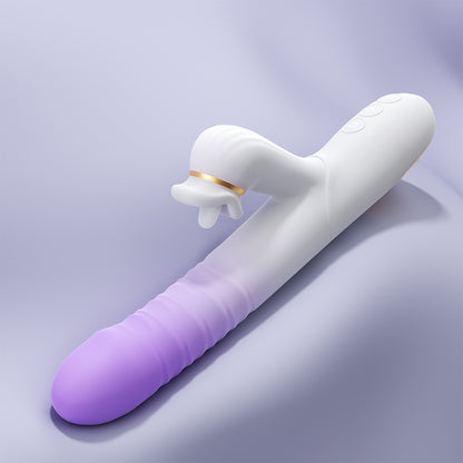 Rabbit - 360° Rotating Ball 7-Speed Extendable G-Spot Vibrator with 7 Intensity Settings