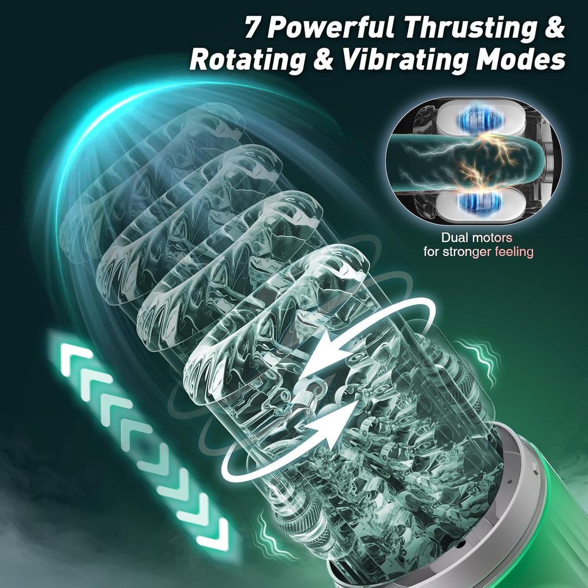 😍 Male Masturbator Penis Pump - Male Sex Toys for Men Sex Toy Pocket Pussy LCD with APP Stroker Adult Toys with 7 Thrusting 7 Rotating 5 Sucking Modes Vacuum Pumps & Enlargers🎁