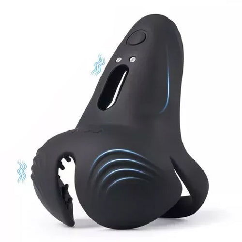 10-Pattern Vibrations Balls Dense Tickler Penis Ring