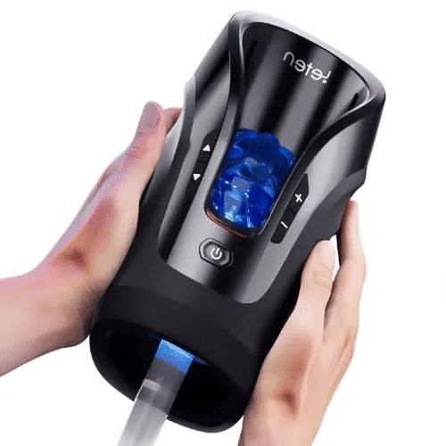 Superbuyg™ LETEN Cannon King Mini 3D Fleshy Telescopic Vibrating Automatic Masturbator [free of tax]