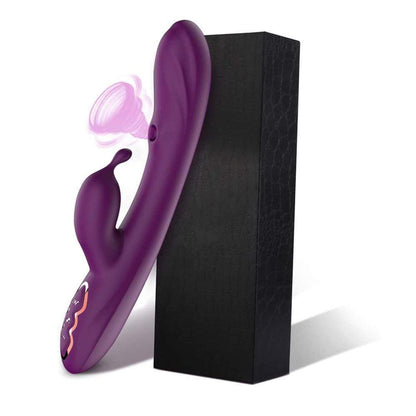 Dual Motor 7 Vibration 7 Suction Rabbit G Spot Vibrator