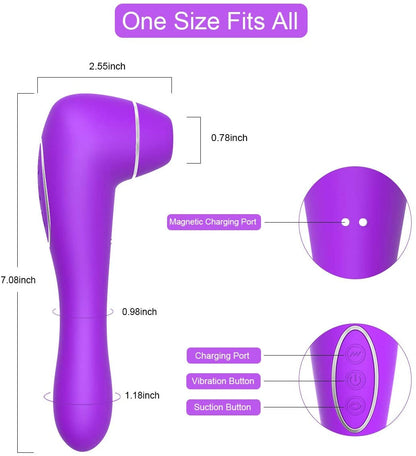 2in1 Sucking Vibrator