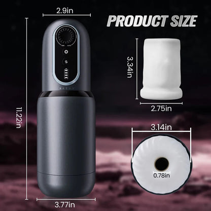 Sexoralab™ CVT Control Sucking Thrusting Rotating Erection Aid Masturbator
