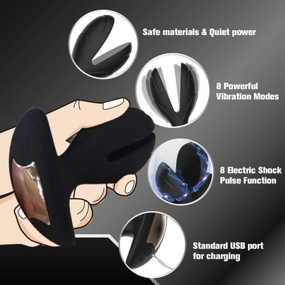 Electric Shock Anal Expansion Vibrator